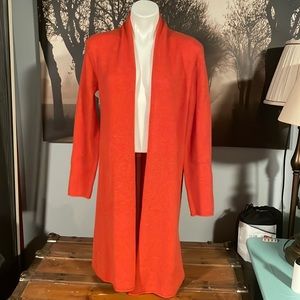Neiman Marcus Cashmere Open Cardigan - L